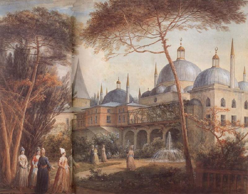 Jean-Baptiste Hilair Promenade oil painting image